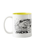 technology sucks monkey coffee mug