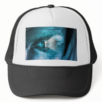 Techology Eye Trucker Hats