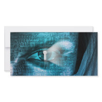 Techology Eye Photo Card Template