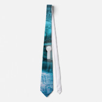 Techology Eye Neck Tie