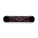 techy purple lightning skateboard