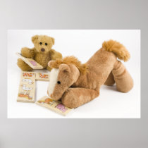 Ted and Horse domino game ... poster posters