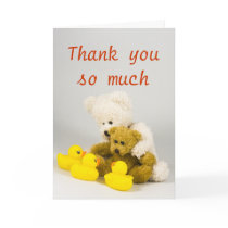 Ted and the Ducks ... Thank You card