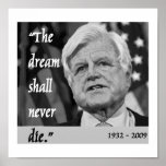 ted kennedy memorial poster posters