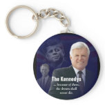 Ted Kennedy with JFK and RFK Collectors Key Ring keychains