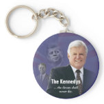 Ted Kennedy with JFK and RFK Key Ring keychains