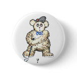 Ted Plays Golf Button Badge