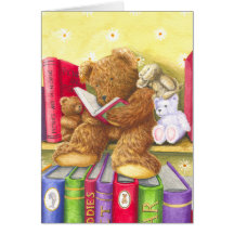 Teddies Story Time Greeting Cards