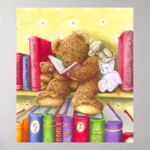 Teddies Story Time Print