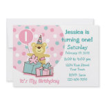 Teddy Bear 1st Birthday Invitation