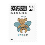 Teddy bear angel stamps
