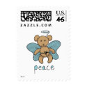 Teddy bear angel postage