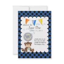 Teddy Bear Baby Show Invitation