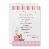 Teddy Bear Baby Shower Invitation
