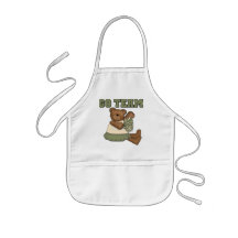 Teddy Bear Cheerleader Green Tshirts Aprons