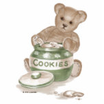 Teddy Bear Cookie Jar Acrylic Cut Outs