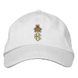 Teddy Bear Custom Monogrammed Embroidered Hat embroidered hats