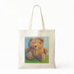 Teddy bear cute plush toy original art drawing bags