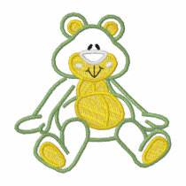 Teddy Bear Embroidered Polo Shirt