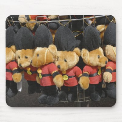 Teddy Bear Guards Mousepad by miketv