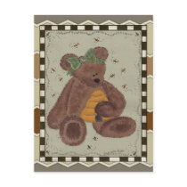 Teddy Bear Honey Postcards