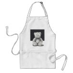 Teddy Bear in Pencil aprons