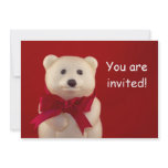 Teddy Bear Invitation Card