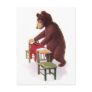 Teddy Bear Irons Clothes Postcard