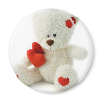 *Teddy Bear Love* Cute Teddy Fridge Magnet
