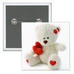 *Teddy Bear Love* Cute Teddy Pinback Button