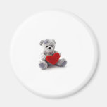 TEDDY BEAR LOVE HEART REFRIGERATOR MAGNET
