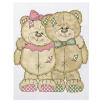 Teddy Bear Pair - Original Colours