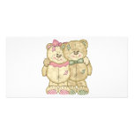 Teddy Bear Pair - Original Colours photo cards