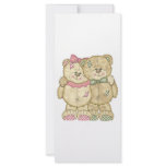 Teddy Bear Pair - Original Colours rack cards