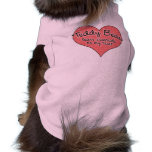 Teddy Bear Pawprints on My Heart Doggie Tee Shirt