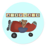 Teddy Bear Pilot Tshirts and Gifts stickers