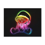 teddy bear post card