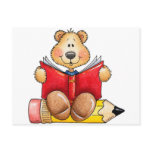 Teddy Bear Reading Post Cards