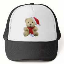 Teddy Bear Santa Mesh Hats