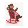 Teddy Bear Sewing Clothes Postcards