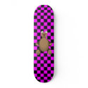 Teddy Bear Skateboard Deck - Customized