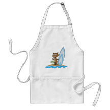 Teddy Bear Surfer Apron