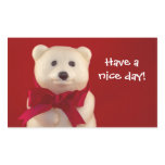 Teddy Bear Thank You Sticker