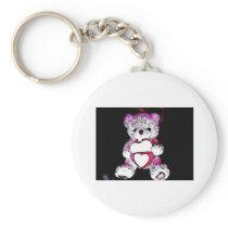 teddy bear valentine Photo 9676 Key Chain