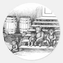 Teddy Bears Have Drunk Too Much Cider Stickers