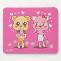 Teddy Bears in Love Mousepad