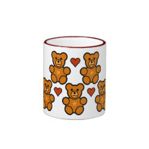 Teddy Bears mug - choose style & color