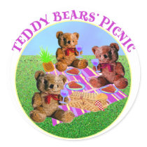 Teddy Bears' Picnic Stickers