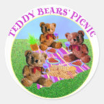 Teddy Bears Picnic Stickers