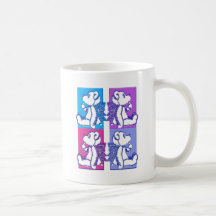 Teddy Foursome Coffee Mugs